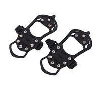 Crampons d'escalade à 10 Dents Gripper des Pointes en Acier Inoxydable à la Rouille pour l'hiver alpinal de la Neige de randonnée en Plein air des Adultes Enfants 2 Pack (XL)