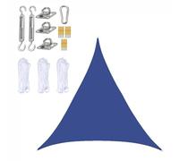 Crampons d'escalade d'arbres, Voile d'ombrage Triangle Block avec kit de Fixation Multicolore(Dark Blue,6 * 6 * 6m)