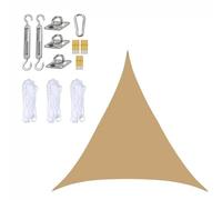 Crampons d'escalade d'arbres, Voile d'ombrage Triangle Block avec kit de Fixation Multicolore(Yellow,6 * 6 * 6m)