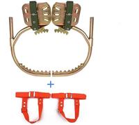 Crampons d'escalade en acier inoxydable - Équipement de sécurité antidérapant pour escalade, chasse et observation - Outil d'escalade léger et fiable