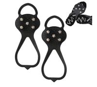 Crampons d'hiver pour chaussures d'escalade | Antidérapantes et multifonctionnelles pour la randonnée, la pêche, l'escalade