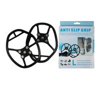 Crampons Hiver - Anti Glisse - Taille 42 à 48 - Pour Raquettes à Neige - Mixte - Noir