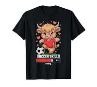 Crampons Mignons de Football en Forme de Vache pour Le Sport T-Shirt