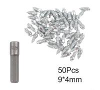 Crampons Pneus Acier 12x4mm Anti-Dérapant Neige Crampons Pneus(50PCS 9*4MM) | pour carbure pour durable, 50 incluses, compatible pour moto pour voiture, anti-corrosion, longue durée
