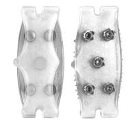 Crampons pour bottes de neige et de glace - 2 pièces universelles antidérapantes portables à 5 entretoises, poignées antidérapantes pour bottes de neige et de glace, pour randonnée, escalade et