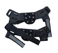 Crampons pour chaussures à glace - Traction à sept points, ajustement flexible, construction en caoutchouc robuste, fonction de visibilité améliorée | Accessoire de chaussures de sécurité pour les