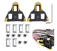 Crampons pour chaussures de vélo, 2 taquets verrouillables pour pédales de vélo, crampons d'intérieur et de route, crampons de vélo de rechange pour hommes et femmes