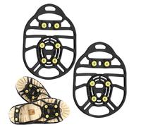 Crampons pour chaussures - Pince de traction antidérapante Dee en silicone pour course à pied, randonnée, hiver, extérieur, 19 x 14 x ra