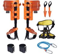 Crampons pour grimper aux arbres - Orange - 335,28-431,8mm - Equipement de haute qualité pour les aventures en plein air