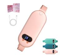 Cramprelief - Menstrual Cramps Massager, Portable Heating Pad, with 9 Heat Levels & 9 Massage Modes for Relieves Cramps, Wireless Belt for Back,for Women Girls (Pink)