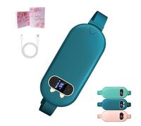 Cramprelief - Menstrual Cramps Massager, Portable Heating Pad, with 9 Heat Levels & 9 Massage Modes for Relieves Cramps, Wireless Belt for Back,for Women Girls (Dark Green)