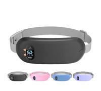 Cramprelief - Menstrual Cramps Massager, Portable Wireless Heating Belt with 6 Heat Levels & 6 Massage Modes for Relieves Cramps, Back pain and abdominal pain (Black)