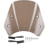 cran déflecteur de vent universel pour pare-brise de moto avec support de montage pour 57inTawny