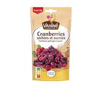 Cranberries fruitées et moelleuses VAHINE - le sachet de 125 g Lot De 3 - Par Lot