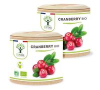 Cranberry Bio - Bioptimal - Complément Alimentaire - 100% Canneberge Sans Sucre - Infection Urinaire Cystite - 36mg de Proanthocyanidines Par Jour - Fabriqué en France - Certifié Ecocert - 120 gélules