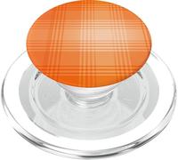 Cranberry Red Check Flannel Pattern Vintage Tartan Plaid PopSockets PopGrip pour MagSafe