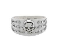 Crâne à la mode avec un savoir-faire raffiné, accessoire de bijoux pour festivals de musique et promenades de motards, tenue décontractée crâne, taille unique, Comme décrit