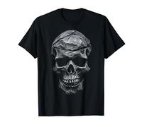 Crâne Art Pierres Illustration Graphique Motif Crâne T-Shirt
