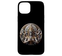 Crâne biomécanique Steampunk Cyborg Kali Steampunk Coque pour iPhone 15 Plus