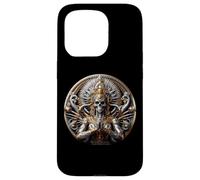 Crâne biomécanique Steampunk Cyborg Kali Steampunk Coque pour iPhone 15 Pro