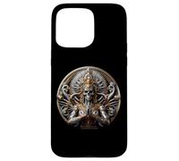 Crâne biomécanique Steampunk Cyborg Kali Steampunk Coque pour iPhone 15 Pro Max