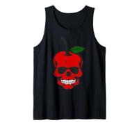 crâne Cerise Halloween Squelette Sinistre Menacing Menacing Ominous Débardeur