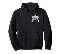 Crâne de cowboy vintage et pistolets - Motif pays occidental Sweat à Capuche