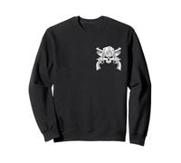 Crâne de cowboy vintage et pistolets - Motif pays occidental Sweatshirt