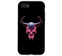 Crâne de démon à Cornes Coque pour iPhone SE (2020) / 7/8