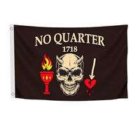 Crâne De Fête Pirate Avec Drapeaux À Checkered Drapeau De Jardin 90X150Cm Durable Drapeau De Festival Personnalisée Bannière De Jardin Pour Jardin Plage Accessoires