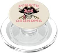 Crâne de Grand-mère Pirate Assortie pour Famille Nana Mimi PopSockets PopGrip pour MagSafe