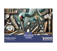 Crane de la Réparation du Temps 1000 Pièces Jigsaw Puzzle Fantastique Magique Famille Artistique Cadeaux Défi Jouets 38x26cm/1000pcs