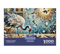 Crane de la Réparation du Temps 1000 Pièces Jigsaw Puzzle Fantastique Magique Famille Artistique Jeu Éduchatif Défi Jouets 70x50cm/1000pcs