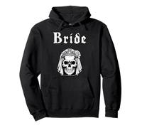 Crâne de Mariage Goth Bride to Be Sweat à Capuche