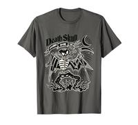 Crâne de Mort créature de l'enfer Halloween Art T-Shirt