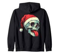 Crâne de Noël, Santa Claus Badass, Music, Cadeau père noël Sweat à Capuche