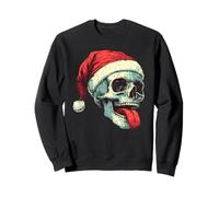 Crâne de Noël, Santa Claus Badass, Music, Cadeau père noël Sweatshirt