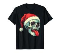 Crâne de Noël, Santa Claus Badass, Music, Cadeau père noël T-Shirt