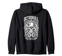 Crâne de Pieuvre Kraken Deep Sea Legend Sweat à Capuche