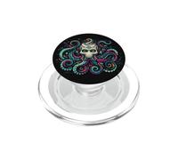 Crâne de Pieuvre Monstre Kraken Art Cosmique PopSockets PopGrip pour MagSafe