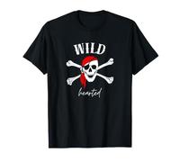 Crâne de Pirate - Cœur Sauvage T-Shirt