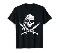Crâne de Pirate et épées croisées T-Shirt