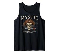 Crâne de Pirate Mystique Connecticut Since 1654 Ivoire Débardeur