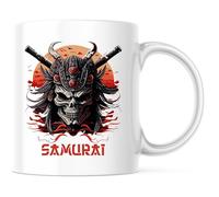 Crâne De Samouraï Mug À Café Pratiques Mug Jolis Tasses À Thé Pour Travail Cappuccino Cuisine 330Ml