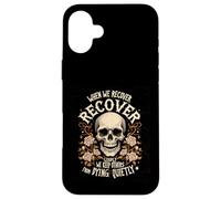 Crâne de sobriété Anonyme pour Le rétablissement de la dépendance rétro, narcotiques Coque pour iPhone 16 Plus