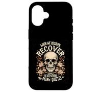 Crâne de sobriété Anonyme pour Le rétablissement de la dépendance rétro, narcotiques Coque pour iPhone 16