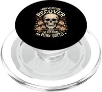 Crâne de sobriété Anonyme pour Le rétablissement de la dépendance rétro, narcotiques PopSockets PopGrip pour MagSafe