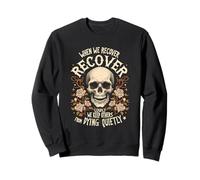 Crâne de sobriété Anonyme pour Le rétablissement de la dépendance rétro, narcotiques Sweatshirt
