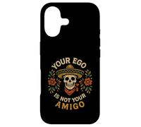 Crâne de Sombrero « Votre Ego n'est Pas Votre Amigo » Coque pour iPhone 17