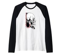 Crâne de Sucre d'orge de Noël Manche Raglan